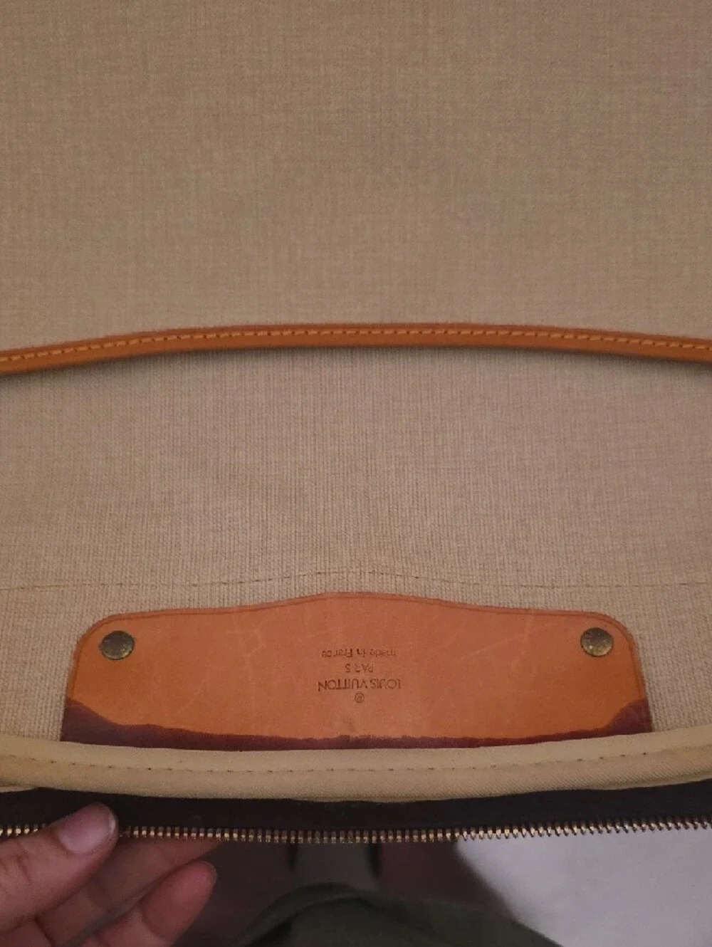 Vintage Louis Vuitton Brown Monogram Canvas Dual Compartment Luggage